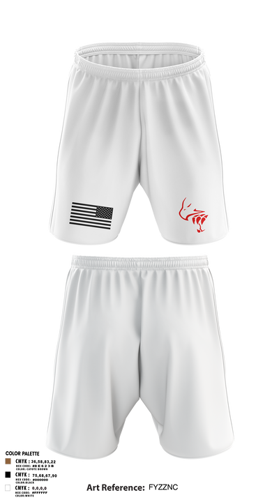 Falcon Navy 41884136 Athletic Shorts With Pockets - 2
