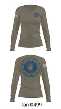 1st Area Command 9228914 Women's Long Sleeve V-neck Shirt - 73