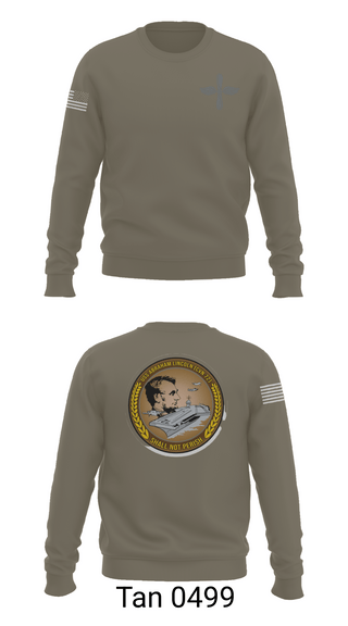 Crew Neck Sweatshirt, CVN 72 Abraham Lincoln, , Teamtime, Team time, sublimation, custom sports apparel, team uniforms, spirit wear, spiritwear, sports uniforms, custom shirts, team store, custom team store, fundraiser sports, apparel fundraiser