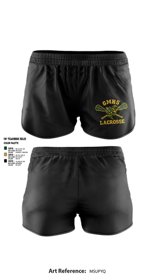 Womens Shorts, Great Mills High School Lacrosse, Women's Lacrosse, Teamtime, Team time, sublimation, custom sports apparel, team uniforms, spirit wear, spiritwear, sports uniforms, custom shirts, team store, custom team store, fundraiser sports, apparel fundraiser