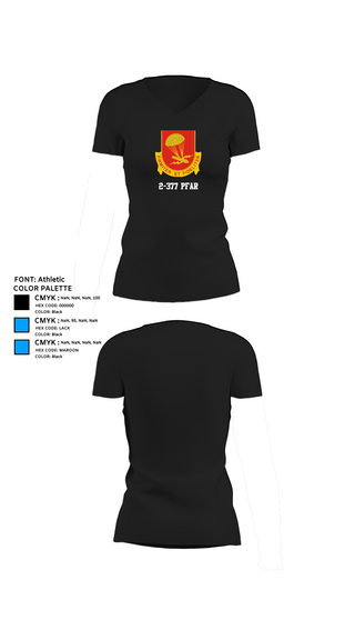 Womens Short Sleeve Vneck Shirt, 2-377 PFAR, Army, Teamtime, Team time, sublimation, custom sports apparel, team uniforms, spirit wear, spiritwear, sports uniforms, custom shirts, team store, custom team store, fundraiser sports, apparel fundraiser