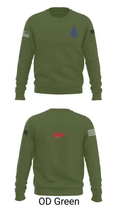 Pershing Rifles Troop L-1 10347059 Crew Neck Sweatshirt - 45