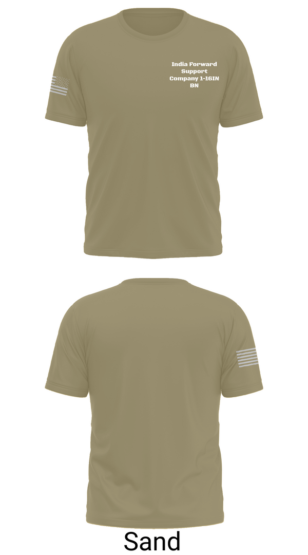 Short Sleeve Performance Shirt, India Forward Support Company 1-16IN BN, Army, Teamtime, Team time, sublimation, custom sports apparel, team uniforms, spirit wear, spiritwear, sports uniforms, custom shirts, team store, custom team store, fundraiser sports, apparel fundraiser
