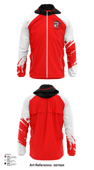 Windbreaker, Howar Middle School Track & Field, Track & Field, Teamtime, Team time, sublimation, custom sports apparel, team uniforms, spirit wear, spiritwear, sports uniforms, custom shirts, team store, custom team store, fundraiser sports, apparel fundraiser