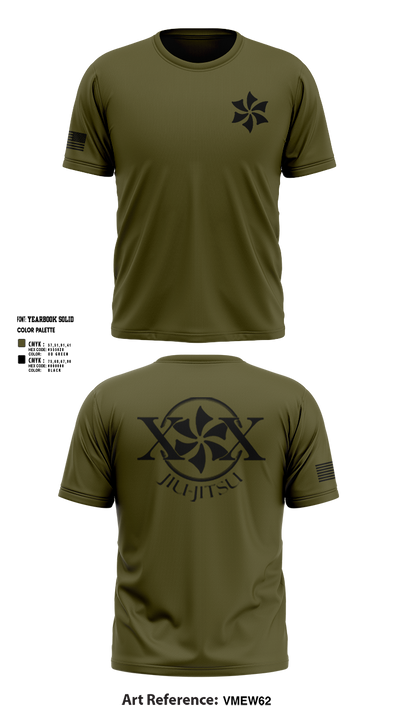 10-10 Jiu Jitsu 45151237 Short Sleeve Performance Shirt - 11