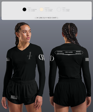 Womens Long Sleeve Vneck Shirt, Battalion 1, , Teamtime, Team time, sublimation, custom sports apparel, team uniforms, spirit wear, spiritwear, sports uniforms, custom shirts, team store, custom team store, fundraiser sports, apparel fundraiser