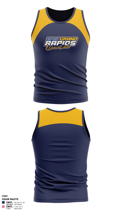 East Grand Rapids High School Water Polo 80527582 Tank Top - 3