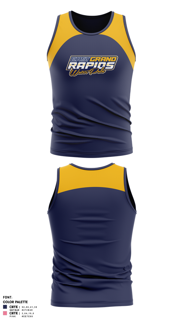 Tank Top, East Grand Rapids, Water Polo, Teamtime, Team time, sublimation, custom sports apparel, team uniforms, spirit wear, spiritwear, sports uniforms, custom shirts, team store, custom team store, fundraiser sports, apparel fundraiser