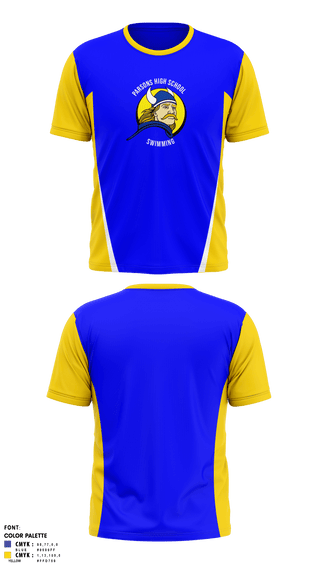 Short Sleeve Performance Shirt, Parsons High School Swimming, Swimming, Teamtime, Team time, sublimation, custom sports apparel, team uniforms, spirit wear, spiritwear, sports uniforms, custom shirts, team store, custom team store, fundraiser sports, apparel fundraiser