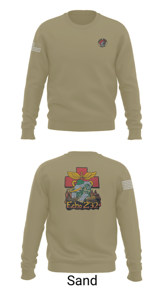 Crew Neck Sweatshirt, Echo Company 232nd battalion, Army, Teamtime, Team time, sublimation, custom sports apparel, team uniforms, spirit wear, spiritwear, sports uniforms, custom shirts, team store, custom team store, fundraiser sports, apparel fundraiser