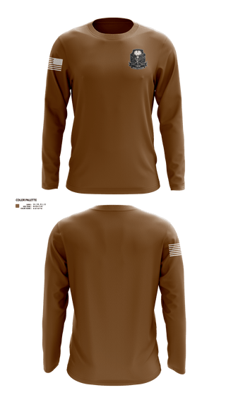 Long Sleeve Performance Shirt, 1-153 IN Scout Platoon, National Guard, Teamtime, Team time, sublimation, custom sports apparel, team uniforms, spirit wear, spiritwear, sports uniforms, custom shirts, team store, custom team store, fundraiser sports, apparel fundraiser