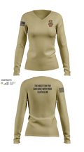 Aloha Kev 54449053 Women's Long Sleeve V-neck Shirt - 1