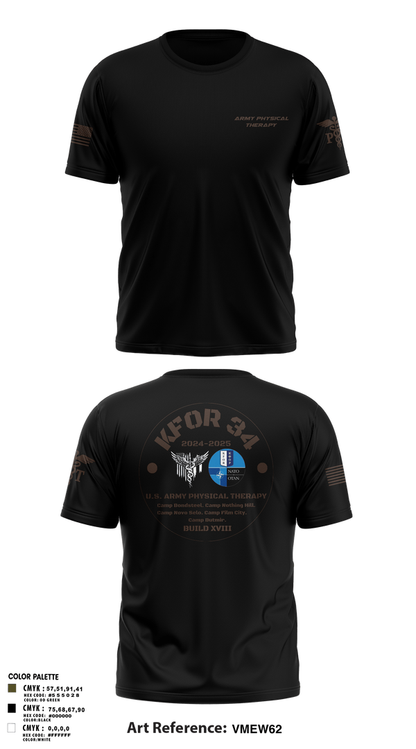 Short Sleeve Performance Shirt, KFOR34 Physical Therapy, Army, Teamtime, Team time, sublimation, custom sports apparel, team uniforms, spirit wear, spiritwear, sports uniforms, custom shirts, team store, custom team store, fundraiser sports, apparel fundraiser