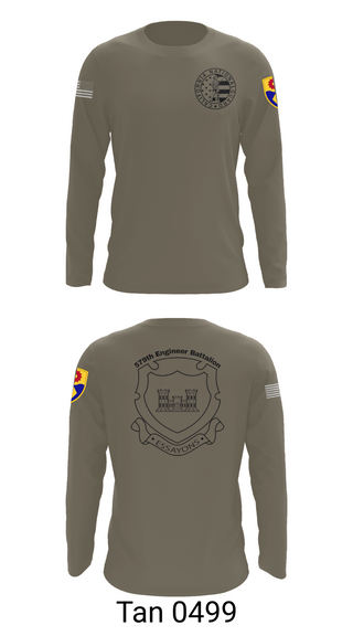 Long Sleeve Performance Shirt, 132d MRBC, 579th EN BN, 49th MP DIV, , Teamtime, Team time, sublimation, custom sports apparel, team uniforms, spirit wear, spiritwear, sports uniforms, custom shirts, team store, custom team store, fundraiser sports, apparel fundraiser