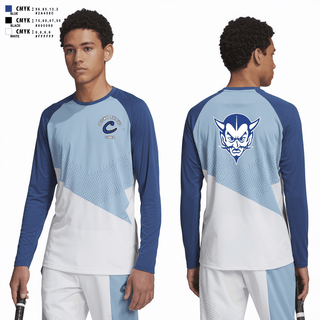 Long Sleeve Performance Shirt, Castlewood Blue Devils, Tennis, Teamtime, Team time, sublimation, custom sports apparel, team uniforms, spirit wear, spiritwear, sports uniforms, custom shirts, team store, custom team store, fundraiser sports, apparel fundraiser