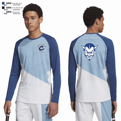 Castlewood Blue Devils 24423856 Long Sleeve Performance Shirt 2