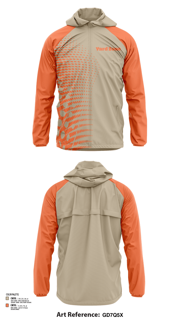 Windbreaker, Yard Zone, , Teamtime, Team time, sublimation, custom sports apparel, team uniforms, spirit wear, spiritwear, sports uniforms, custom shirts, team store, custom team store, fundraiser sports, apparel fundraiser
