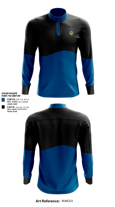 BigAls transportation llc 94637342 Quarter Zip Jacket - 2