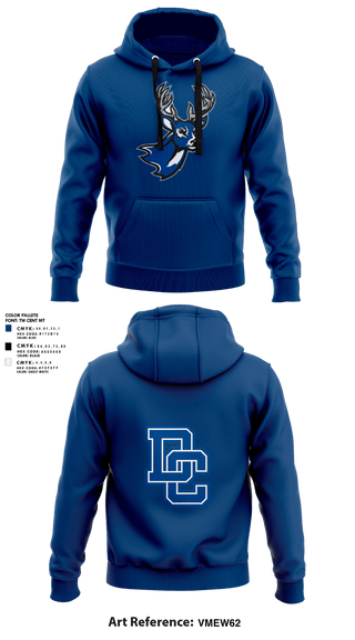 Hoodie, Deer Creek Antlers, Golf, Teamtime, Team time, sublimation, custom sports apparel, team uniforms, spirit wear, spiritwear, sports uniforms, custom shirts, team store, custom team store, fundraiser sports, apparel fundraiser