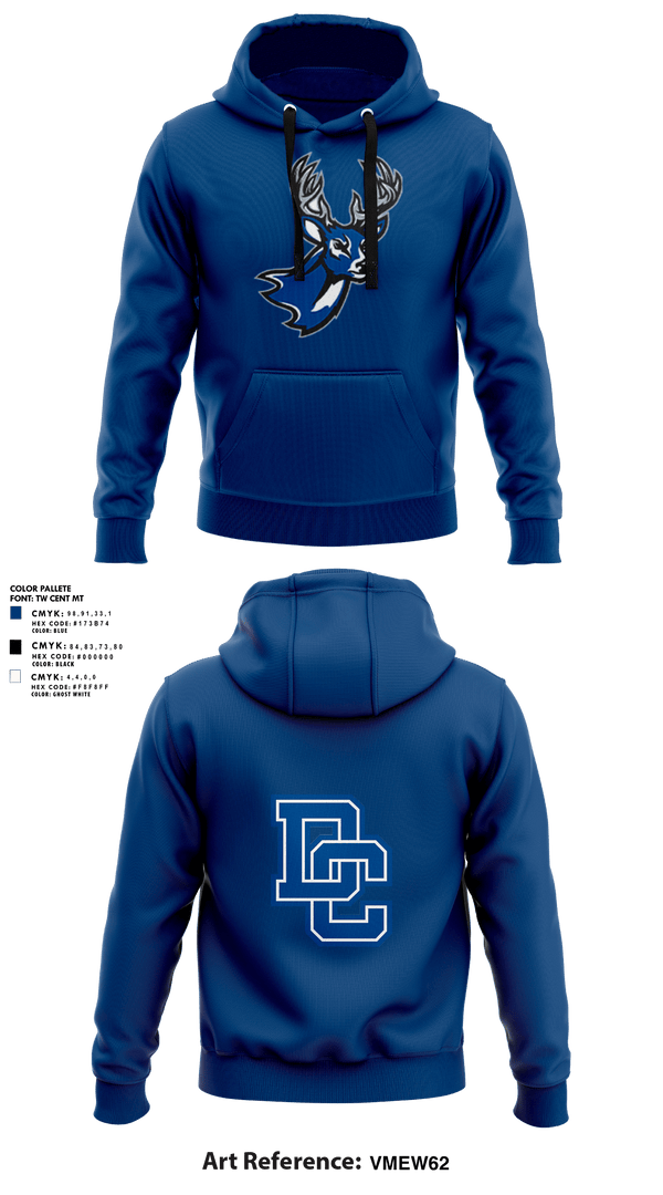 Hoodie, Deer Creek Antlers, Golf, Teamtime, Team time, sublimation, custom sports apparel, team uniforms, spirit wear, spiritwear, sports uniforms, custom shirts, team store, custom team store, fundraiser sports, apparel fundraiser