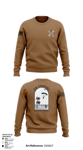 Crew Neck Sweatshirt, D.B. Coopers, , Teamtime, Team time, sublimation, custom sports apparel, team uniforms, spirit wear, spiritwear, sports uniforms, custom shirts, team store, custom team store, fundraiser sports, apparel fundraiser