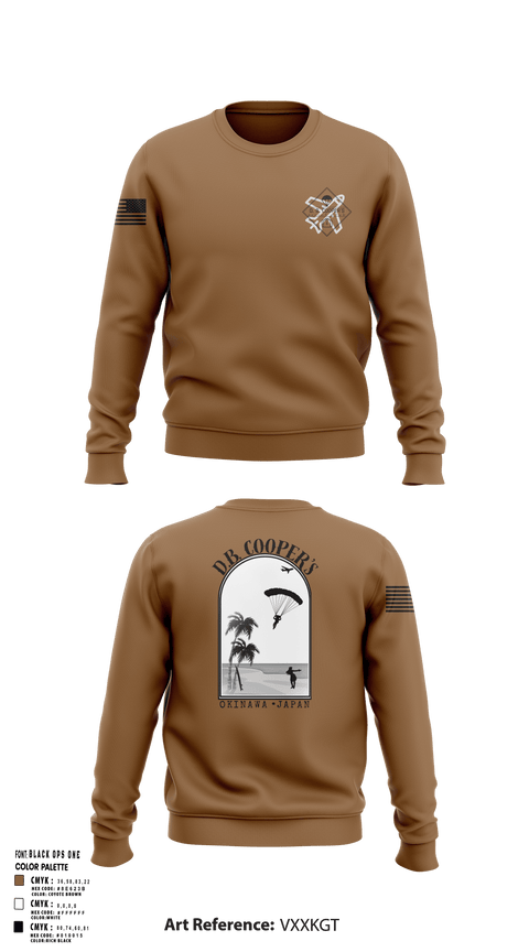 Crew Neck Sweatshirt, D.B. Coopers, , Teamtime, Team time, sublimation, custom sports apparel, team uniforms, spirit wear, spiritwear, sports uniforms, custom shirts, team store, custom team store, fundraiser sports, apparel fundraiser