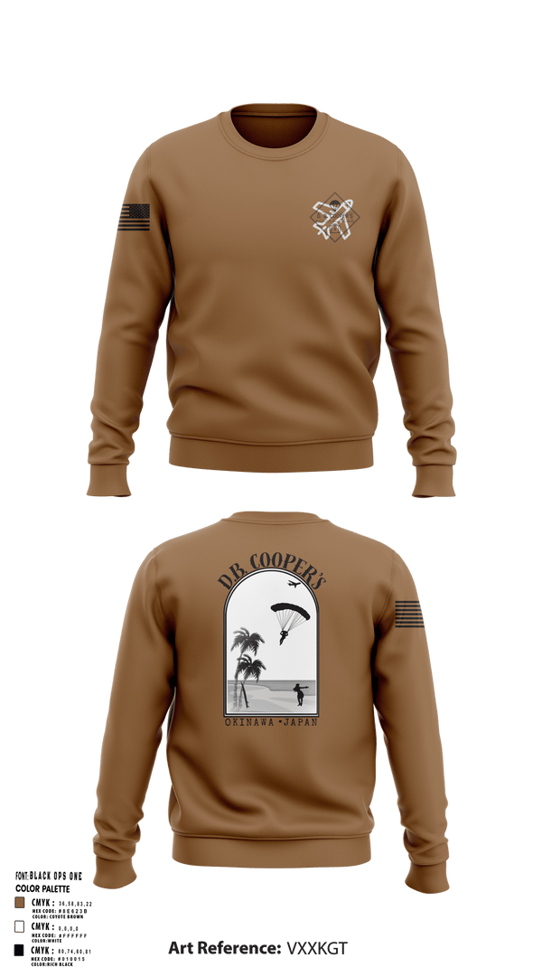 Crew Neck Sweatshirt, D.B. Coopers, , Teamtime, Team time, sublimation, custom sports apparel, team uniforms, spirit wear, spiritwear, sports uniforms, custom shirts, team store, custom team store, fundraiser sports, apparel fundraiser