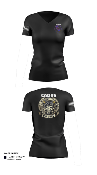 Womens Short Sleeve Vneck Shirt, TCA, , Teamtime, Team time, sublimation, custom sports apparel, team uniforms, spirit wear, spiritwear, sports uniforms, custom shirts, team store, custom team store, fundraiser sports, apparel fundraiser