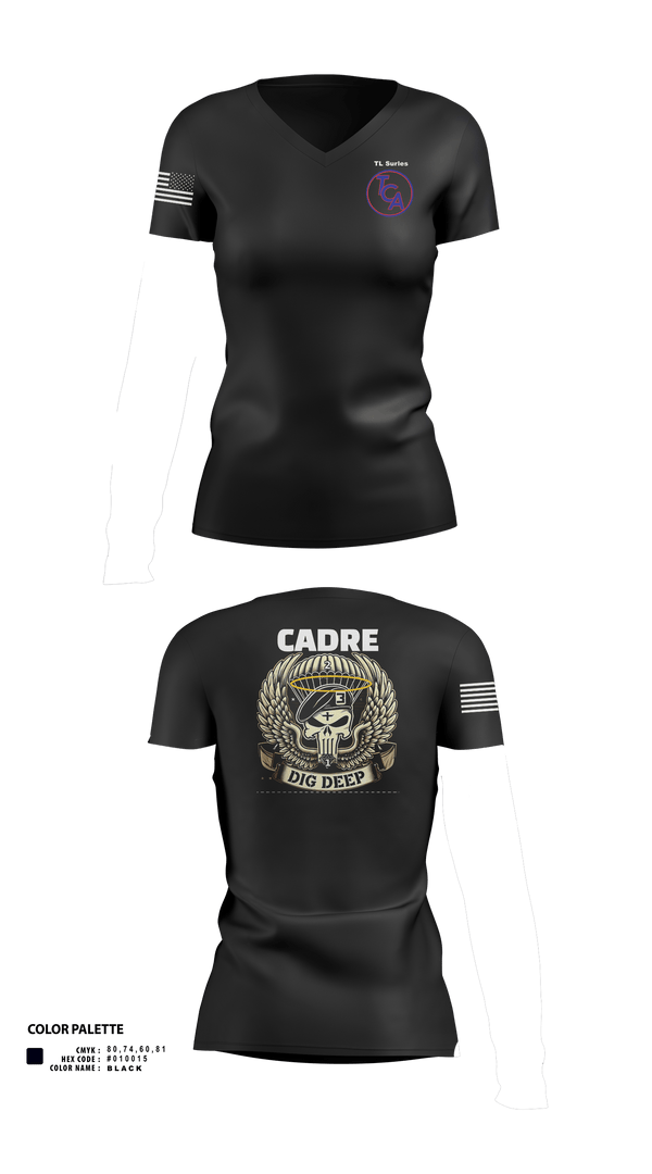 Womens Short Sleeve Vneck Shirt, TCA, , Teamtime, Team time, sublimation, custom sports apparel, team uniforms, spirit wear, spiritwear, sports uniforms, custom shirts, team store, custom team store, fundraiser sports, apparel fundraiser