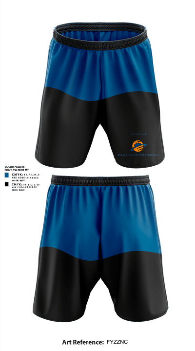 BigAls transportation llc 94637342 Athletic Shorts With Pockets - 2
