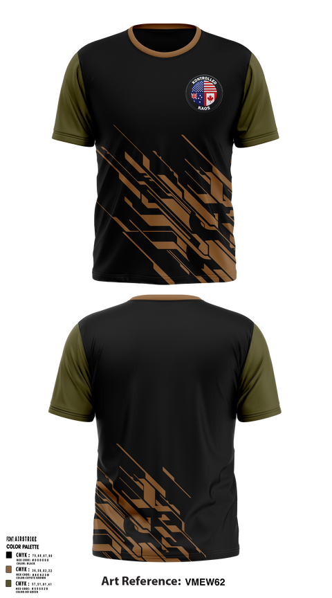 Short Sleeve Performance Shirt, Kontrolled Kaos, E-Sports, Teamtime, Team time, sublimation, custom sports apparel, team uniforms, spirit wear, spiritwear, sports uniforms, custom shirts, team store, custom team store, fundraiser sports, apparel fundraiser
