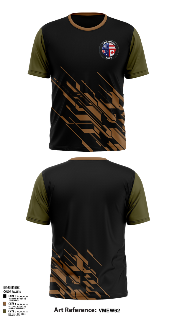 Short Sleeve Performance Shirt, Kontrolled Kaos, E-Sports, Teamtime, Team time, sublimation, custom sports apparel, team uniforms, spirit wear, spiritwear, sports uniforms, custom shirts, team store, custom team store, fundraiser sports, apparel fundraiser