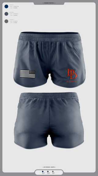Ranger Panties, B Shift, , Teamtime, Team time, sublimation, custom sports apparel, team uniforms, spirit wear, spiritwear, sports uniforms, custom shirts, team store, custom team store, fundraiser sports, apparel fundraiser