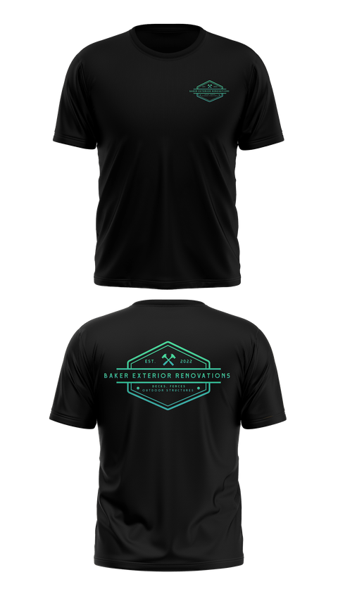 Short Sleeve Performance Shirt, Baker Exterior Renovations, , Teamtime, Team time, sublimation, custom sports apparel, team uniforms, spirit wear, spiritwear, sports uniforms, custom shirts, team store, custom team store, fundraiser sports, apparel fundraiser