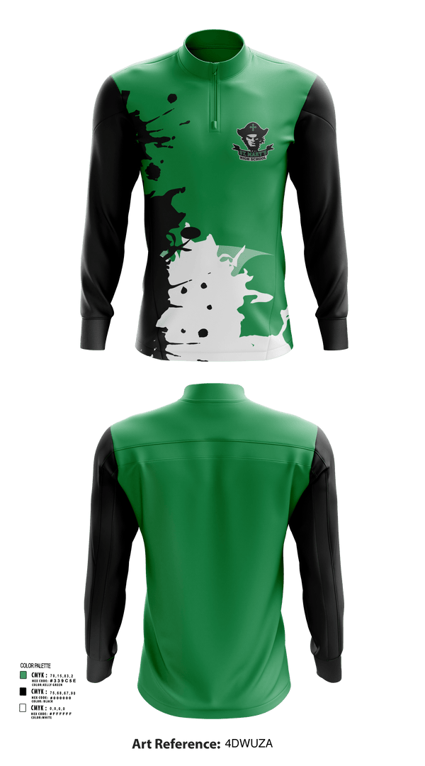 Quarter Zip Jacket, Saint Mary's High School Track & Field, Track & Field, Teamtime, Team time, sublimation, custom sports apparel, team uniforms, spirit wear, spiritwear, sports uniforms, custom shirts, team store, custom team store, fundraiser sports, apparel fundraiser