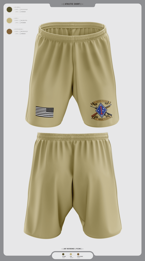 Athletic Shorts With Pockets, 1LAR, Marines, Teamtime, Team time, sublimation, custom sports apparel, team uniforms, spirit wear, spiritwear, sports uniforms, custom shirts, team store, custom team store, fundraiser sports, apparel fundraiser