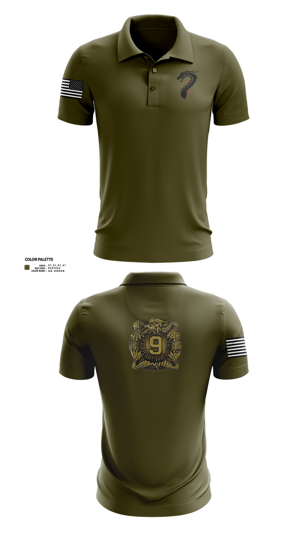 Short Sleeve Performance Polo, 4-9 Infantry 4/2SBCT, , Teamtime, Team time, sublimation, custom sports apparel, team uniforms, spirit wear, spiritwear, sports uniforms, custom shirts, team store, custom team store, fundraiser sports, apparel fundraiser