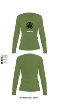 593rd esc 84588432 Women's Long Sleeve V-neck Shirt - 42