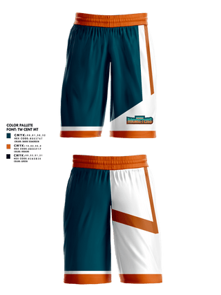 Womens Basketball Shorts, Midwest Monsters, Men's Basketball, Teamtime, Team time, sublimation, custom sports apparel, team uniforms, spirit wear, spiritwear, sports uniforms, custom shirts, team store, custom team store, fundraiser sports, apparel fundraiser