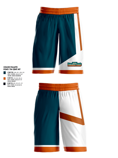 Midwest Monsters 95808505 Womens Basketball Shorts - 10