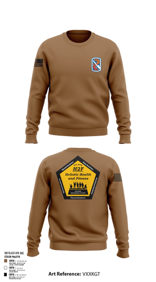 Crew Neck Sweatshirt, 198th Infantry Training Brigade, , Teamtime, Team time, sublimation, custom sports apparel, team uniforms, spirit wear, spiritwear, sports uniforms, custom shirts, team store, custom team store, fundraiser sports, apparel fundraiser