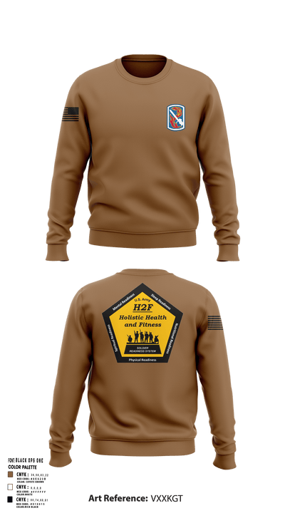 198th Infantry Training Brigade Crew Neck Sweatshirt - 5 (1)