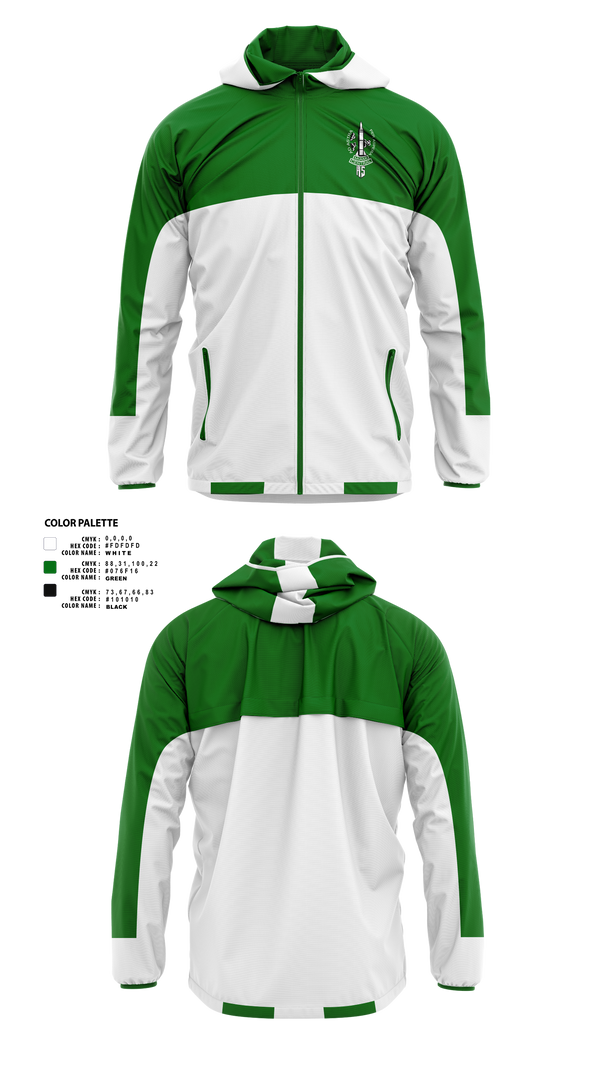 Windbreaker, KC Miami Central Men's Basketball, Men's Basketball, Teamtime, Team time, sublimation, custom sports apparel, team uniforms, spirit wear, spiritwear, sports uniforms, custom shirts, team store, custom team store, fundraiser sports, apparel fundraiser
