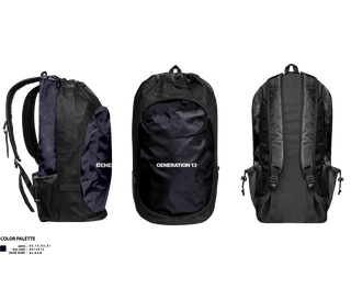 Gear Bag, Generation 13, , Teamtime, Team time, sublimation, custom sports apparel, team uniforms, spirit wear, spiritwear, sports uniforms, custom shirts, team store, custom team store, fundraiser sports, apparel fundraiser