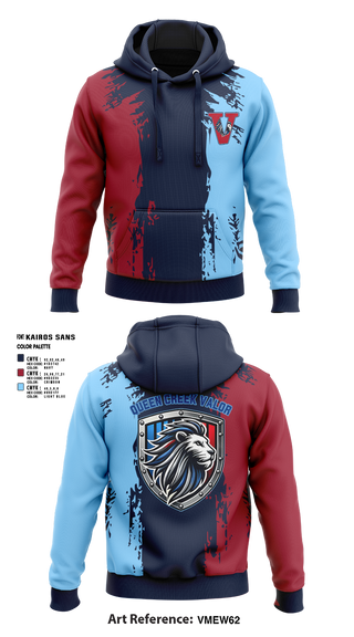 Hoodie, Valor, , Teamtime, Team time, sublimation, custom sports apparel, team uniforms, spirit wear, spiritwear, sports uniforms, custom shirts, team store, custom team store, fundraiser sports, apparel fundraiser