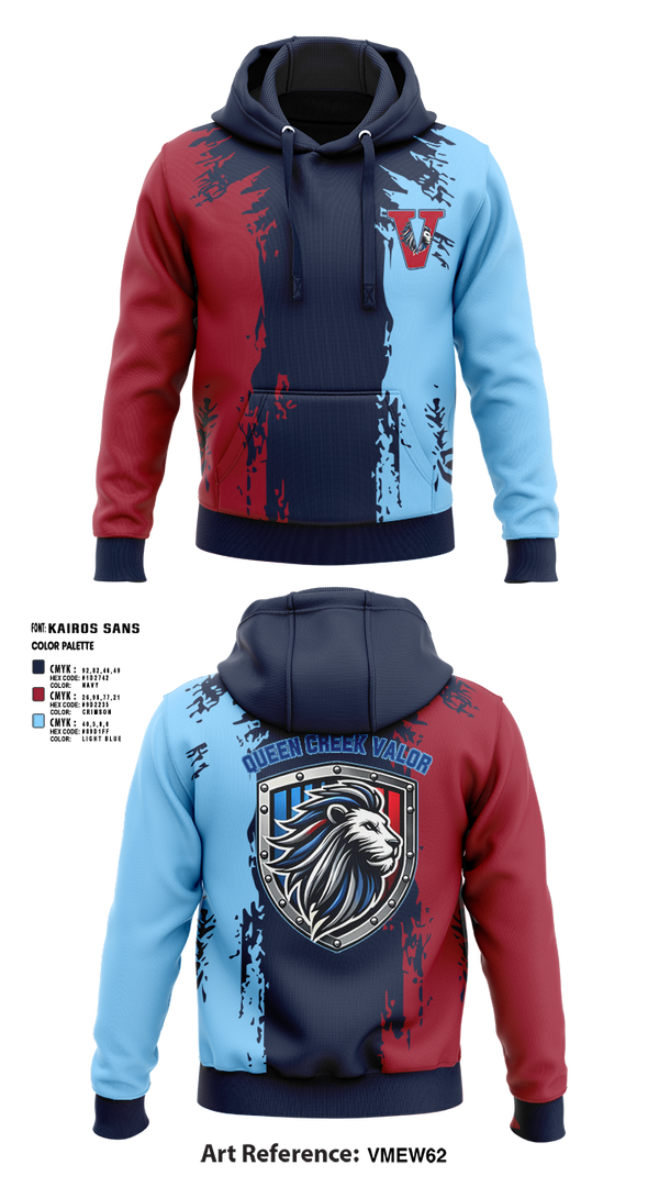 Hoodie, Valor, , Teamtime, Team time, sublimation, custom sports apparel, team uniforms, spirit wear, spiritwear, sports uniforms, custom shirts, team store, custom team store, fundraiser sports, apparel fundraiser