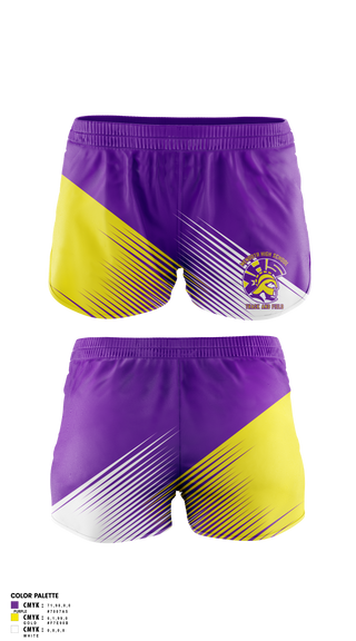 Track Shorts, Mendota High School Track and Field, Track & Field, Teamtime, Team time, sublimation, custom sports apparel, team uniforms, spirit wear, spiritwear, sports uniforms, custom shirts, team store, custom team store, fundraiser sports, apparel fundraiser