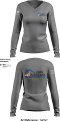 Adan Handyman Services 13661285 Women's Long Sleeve V-neck Shirt - 27
