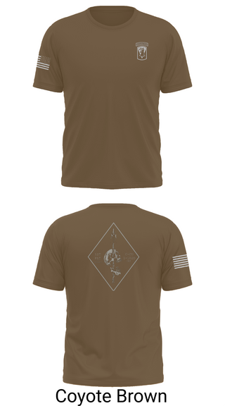 Old School Cotton Feel Shirt, Chosen Co. 1-102D INF, Army, Teamtime, Team time, sublimation, custom sports apparel, team uniforms, spirit wear, spiritwear, sports uniforms, custom shirts, team store, custom team store, fundraiser sports, apparel fundraiser