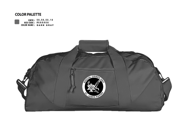 Duffle Bag, Special Investigations Unit, , Teamtime, Team time, sublimation, custom sports apparel, team uniforms, spirit wear, spiritwear, sports uniforms, custom shirts, team store, custom team store, fundraiser sports, apparel fundraiser